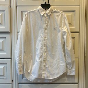 Polo Ralph Lauren White Casual Button Down Shirt
